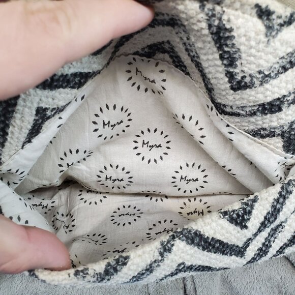 Myra Bag Purse Womens Upcycled Hair-On Leather & Cotton Canvas Sling Bag *Read* - Picture 9 of 12